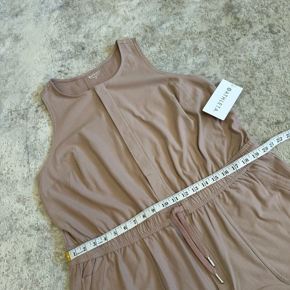 NWT Athleta Farallon Romper 1X Latte Mocha - Picture 7 of 13